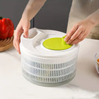 Salad Spinner Lettuce Greens Washer Dryer Drainer Crisper Strainer for Washing Drying Leafy Vegetables Kitchen Tools