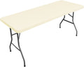 1Pc 4ft 6ft Spandex Table Cover, Waterproof Stretchy Fabric Table Top Cover, Washable Elastic Universal Rectangle Tablecloth