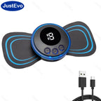 JustEvo Mini massage patch, smart muscle massager, portable, suitable for shoulders, neck, waist, back, and whole body use.TJ-P1