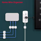 Magnetic Cable Clip Cable Holder Adhesive Wire Keeper Cord Cable Organizer for Home Office Under Desk Management