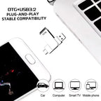 16TB Flash Drive USB 3.2 High Speed Metal Transfer Waterproof C Disk Type-C Large Storage for Phone Computer PC Data New 2026