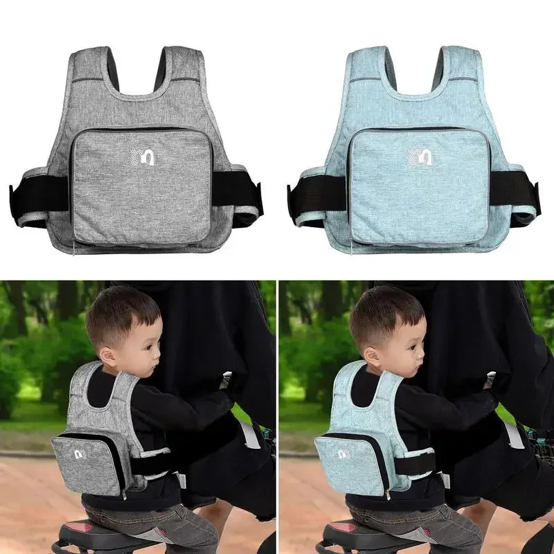 Adjustable Motorcycle Children Security Strap Universal bicycle Kids tandem Safety Seat Belt Harness Toddler 2-12 Years Child