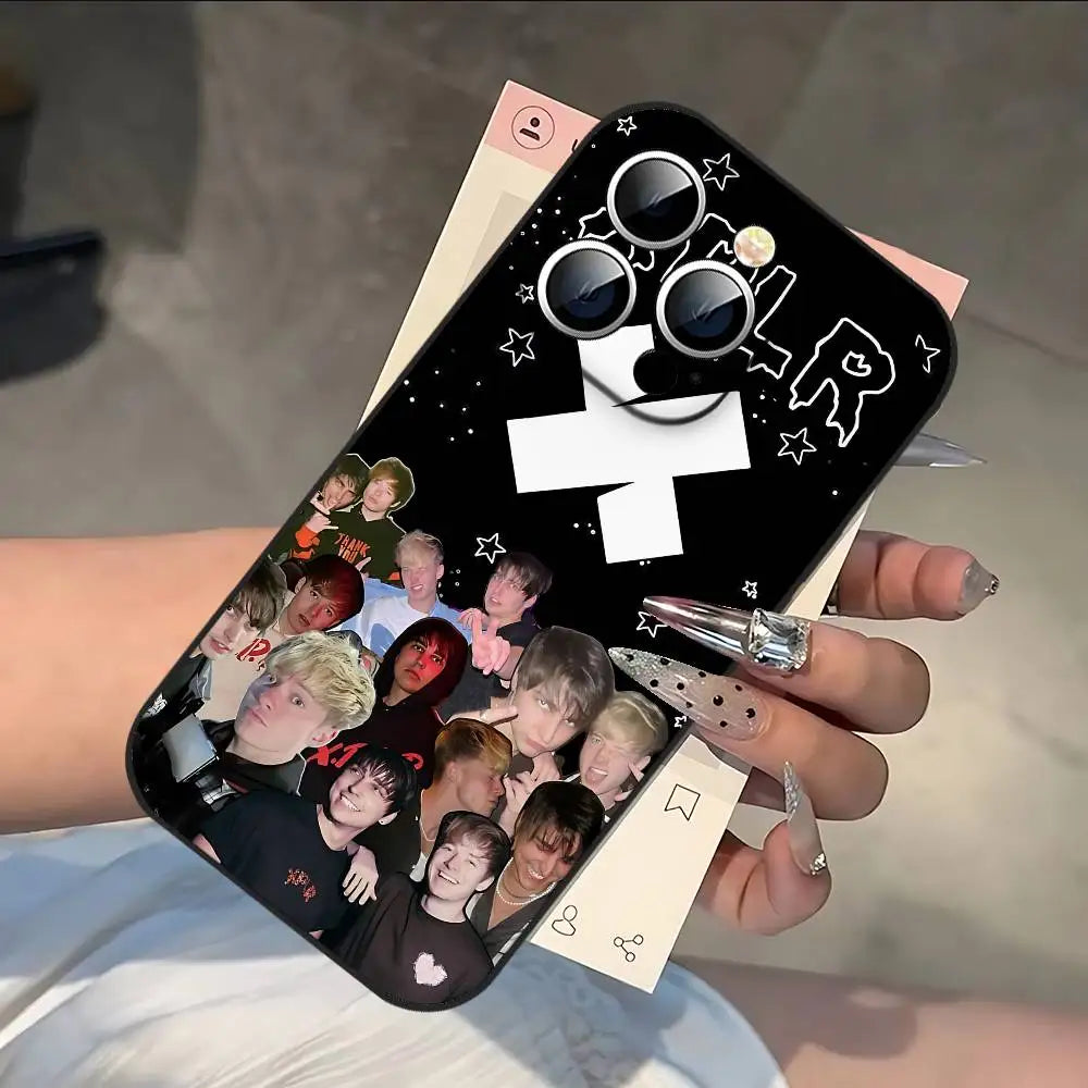 S-Sam And Colby XPLR Phone Case For IPhone 17 16 15 14 13 12 11 PRO MAX PLUS Mini TPU Soft To Skin-friendly Case