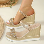 Summer Shoes for Women Wedges Sandals Women High Heels Sandals Slides Women Designers Shoes Platform Sandals Outdoor Slippers