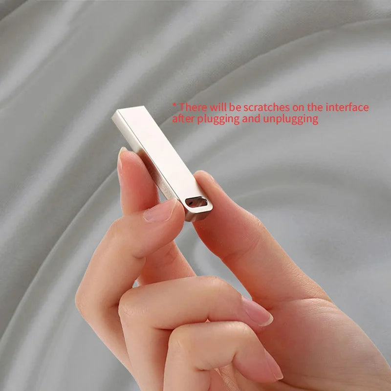 2TB USB 3.2 Metal Flash Drives High Speed Pendrive 1TB Portable USB Drive Waterproof Memoria USB Flash Disk Upgraded New