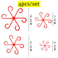 Plant Stem Support Frame Climbing Houseplant Stand Stakes Plastic Garden No Stake Trellis Indoor Plant Holder Rack Hoops