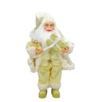 30cm Standing Santa Claus Doll Figurine Christmas Decorations For Home Tabletop Ornaments New Year Navidad Kids Gift Party Decor
