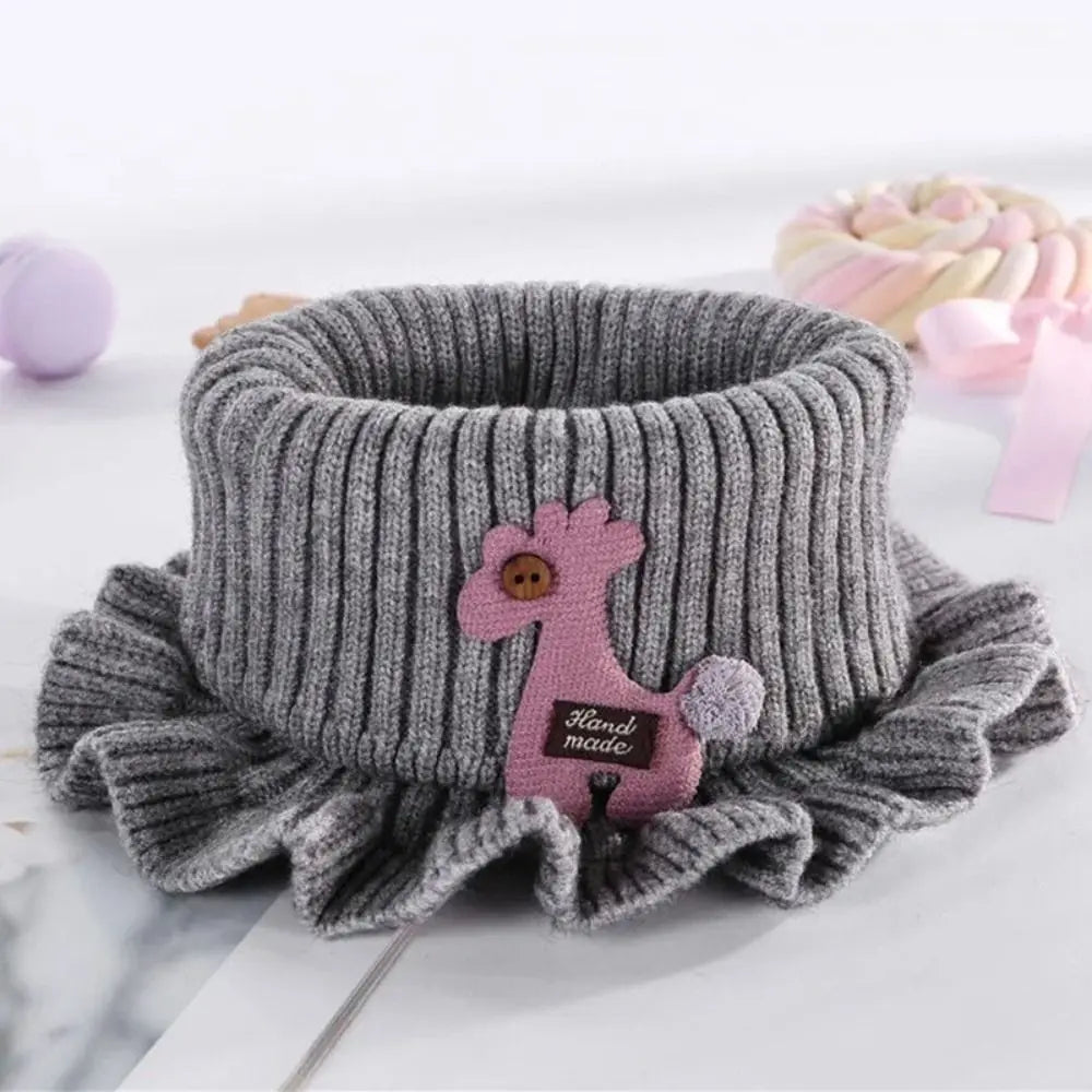 New Knit Scarfs Knitted Scarf Wool Multiple olors Winter Warmer Collar Outdoor Scarves Knitted Baby Scarf Kids
