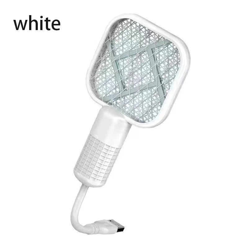 USB Mosquito Swatter Trap Pest Control Electric Shock Mini Mosquito Killer Lamp Portable UV Light Fly Bug Zapper Summer