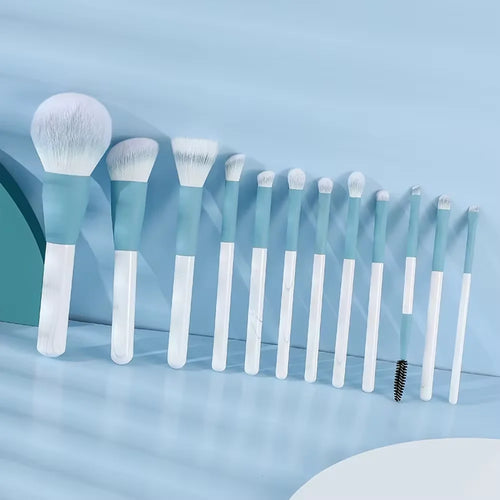 12 Professional Makeup Brush Soft Portable Makeup Brush Foundation Blush Powder Eyeshadow Concealer Blend Makeup Tools