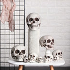 1PC Fashion Terrible Halloween Props Skull Head All Size Plastic Human Skeleton Party Decoration Game Supplies Hanging Decor