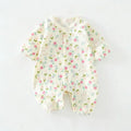 Baby Boys Girls Clothes Newborn Jumpsuit Muslin Cotton Long Sleeve Romper Infant Autumn Spring Clothes 0-2T