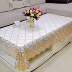 Modern Fresh Rural Style Deskecloth PVC Material Waterproof Oil Resistant Table Mat Printed Checkered Coffee Table Tablecloth