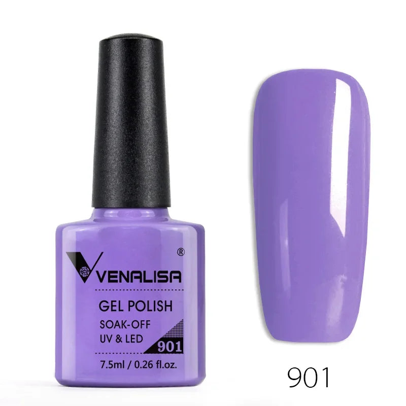 Venalisa Neon Gel Polish Varnishes Hybrid Nails For Manicure 7.5ml Semi Permanent Soak off Enamel Gel Polish UV Nail Gel Polish