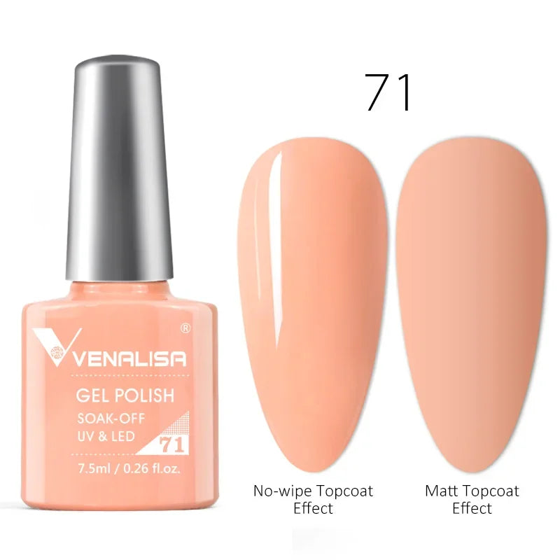 Venalisa Neon Gel Polish Varnishes Hybrid Nails For Manicure 7.5ml Semi Permanent Soak off Enamel Gel Polish UV Nail Gel Polish