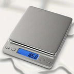 Digital Kitchen Scale Stainless Steel Food Scale with LCD Display for Precise Weighing of Cooking Ingredients Diet