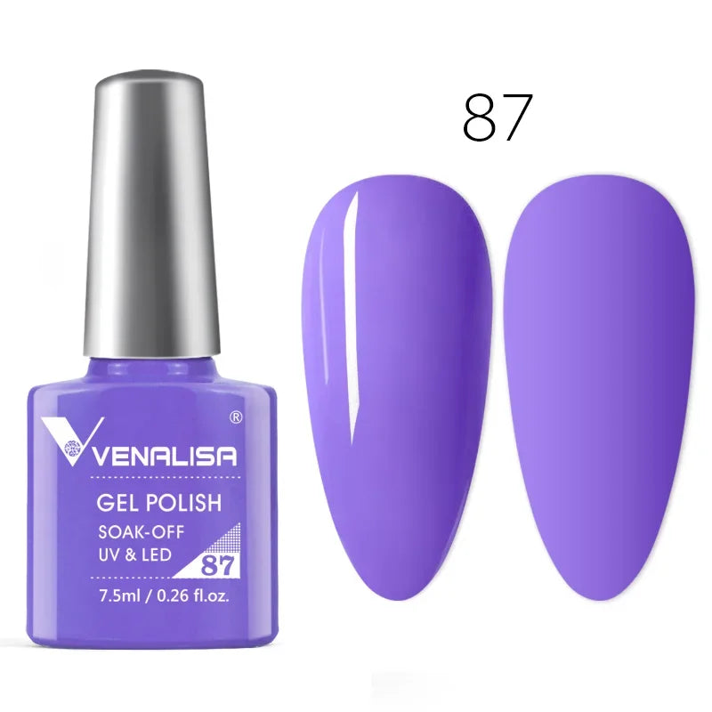 Venalisa Neon Gel Polish Varnishes Hybrid Nails For Manicure 7.5ml Semi Permanent Soak off Enamel Gel Polish UV Nail Gel Polish