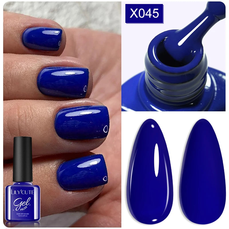 LILYCUTE 7ml Fruit Grape Purple Cat Magnetic Gel Nail Polish Vernis Semi Permanent Soak Off Colorful Gel Polish Nails Supplies