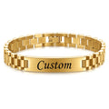 New Fashion Watch Chain 10mm Smooth Titanium Steel Bracelet for Men Customizable Personalized  Male Gentleman Business Gift