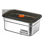 High Quality Stainless Steel Camping Lunch Box Sealed Refrigerator Freezer Storage Box Leak-proof Microwave Suitable Bento Box