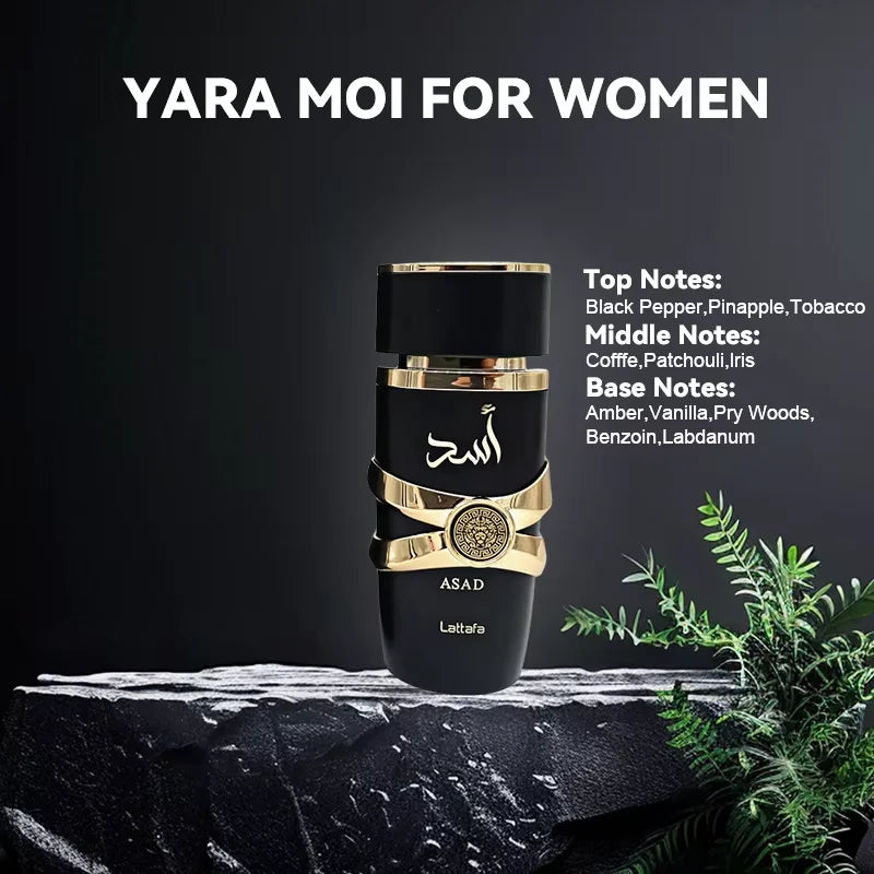 Arabian Men's Perfume 35ML/100ML Long-Lasting Fresh Eau De Toilette Spray with Pheromones Floral Notes for Men