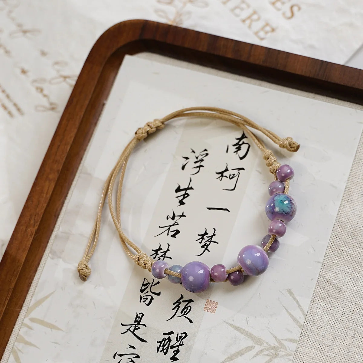 Ceramic Bracelet with Long Lasting Colors Stylish Beaded Wristband for Everyday Wear Party Travel Bracelets Pulseras Бижутерия