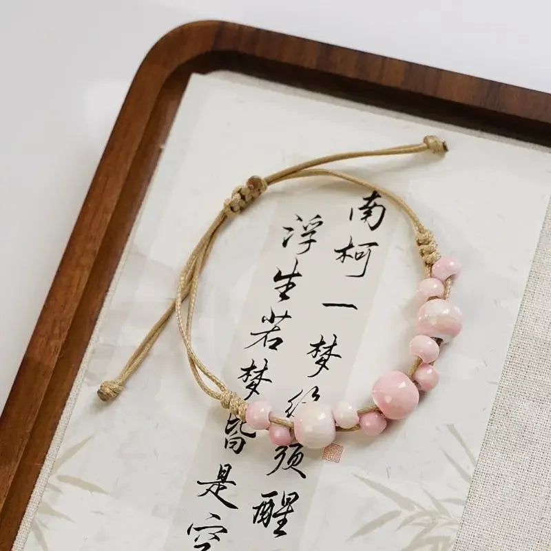 Ceramic Bracelet with Long Lasting Colors Stylish Beaded Wristband for Everyday Wear Party Travel Bracelets Pulseras Бижутерия