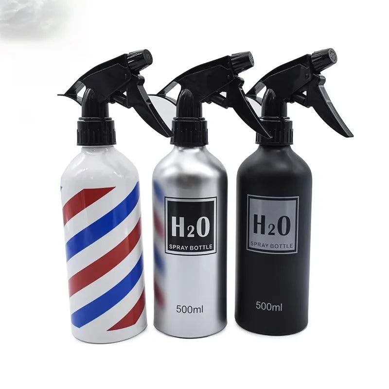 500ml Hairdressing Fine Mist Spray Empty Bottle High Pressure Retro Refillable Bottle Salon Hairdressing Makeup Tool