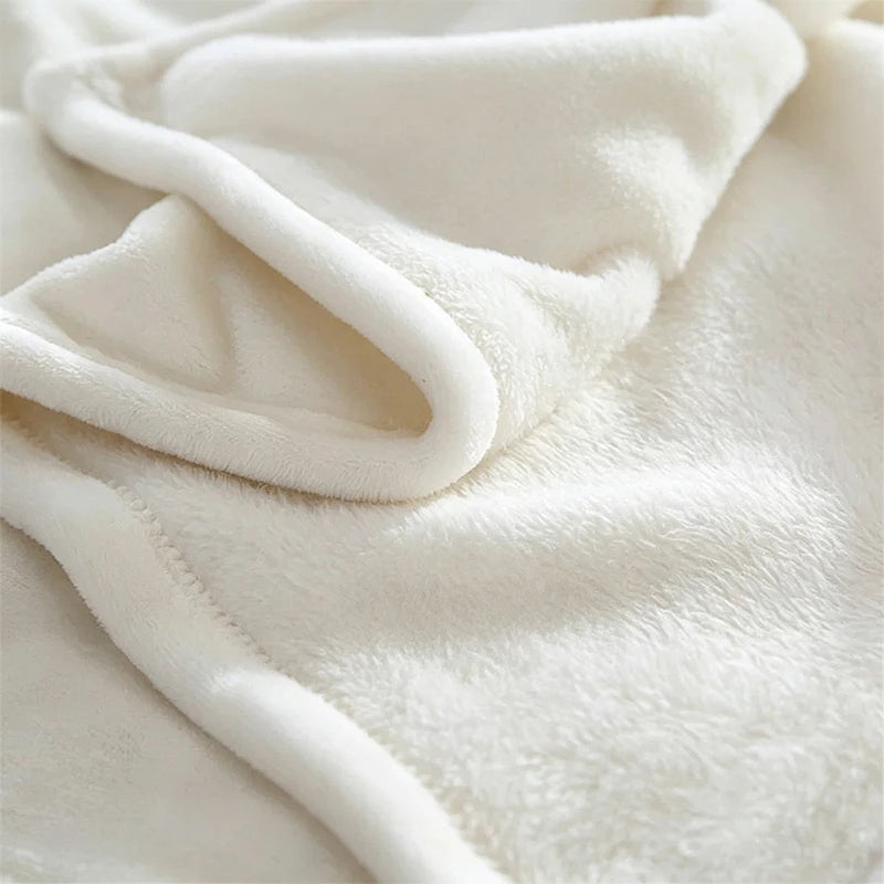 Christmas Warm Plush Blanket Irregular Santa Claus Flannel Blanket Sofa Blanket Home Leisure Essential, Office Nap Blanket