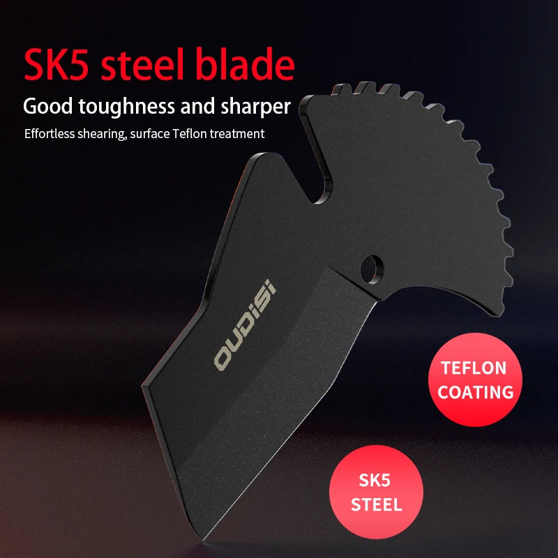 High Hardness Pipe Cutter 0-42mm Aluminum Alloy Body Ratchet Scissors Tube Cutter for PVC PPR PEX Plastic Hoses Plumbing Pipe