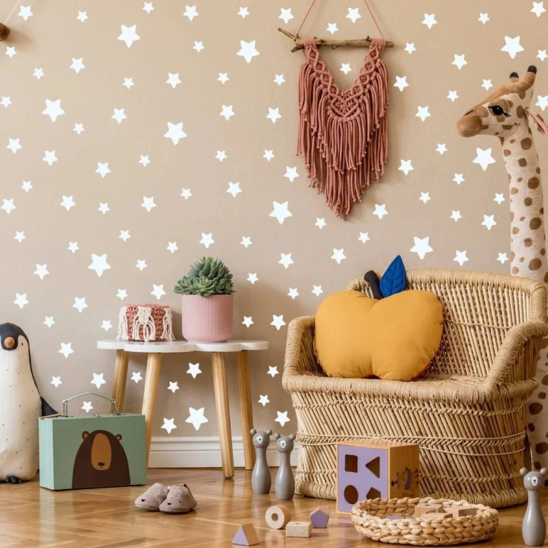 Luminous Stars Wall Stickers for Kids Rooms Hme Decoration Living Room Window Decor Fluorescent Decals Glow in the Dark Stickers