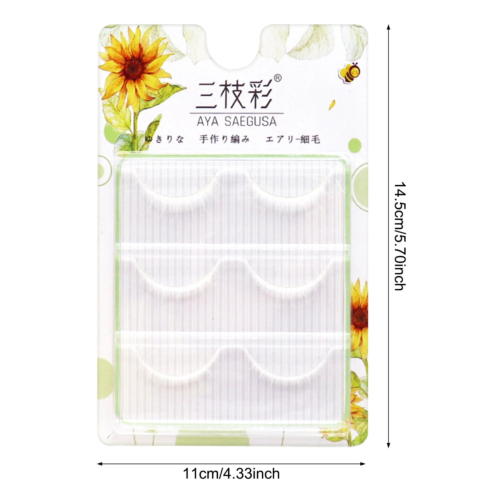 DIY white eyelashes manga Cosplay Feather Lashes full strips False Eyelashes Natural Thin Band Little Devil Eyelashes cos makeup