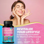 Collagen Peptide Supplement, Anti-Aging, Youthful Glow, Skin Elasticity, Strong Joints, Healthy Hair Growth, Healthy Nails