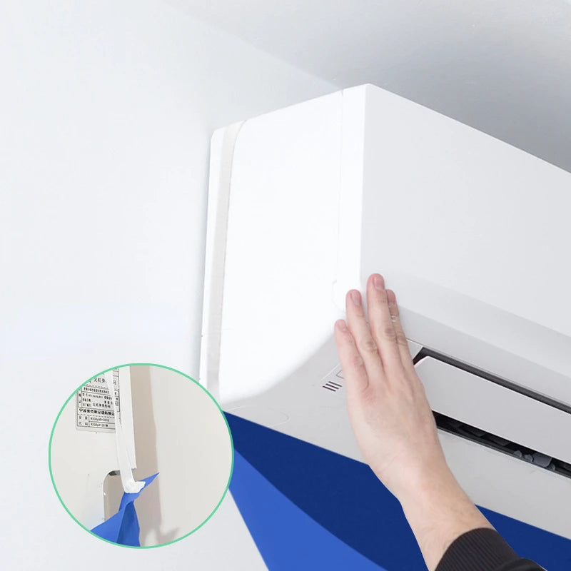 100cm Thickened Cleaner Air Coditioning Cleaning Cover Bag PVC with Water Pipe Home 1-1.5P Split Hanging Air Conditioner Tools