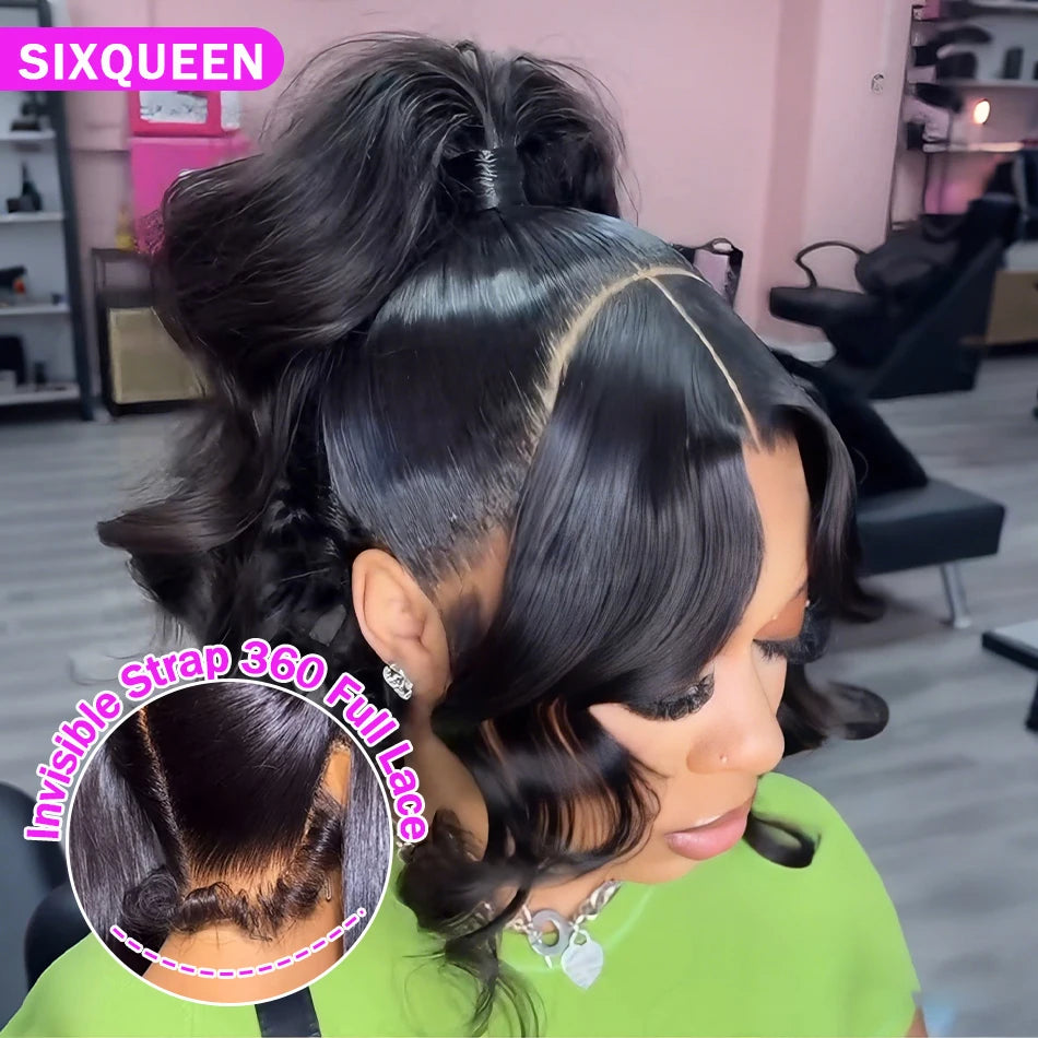 360 Full Lace Wig Human Hair Pre Plucked Hd Transparent Lace Frontal Human Hair Wig Pre Plucked with Baby hair Deep Wave Wig