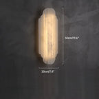 Natural Marble Wall Lamp for Villa Living Room Bedroom Bedside Corridor Stair Spanish Alabaster Decor Lighting Designer Light