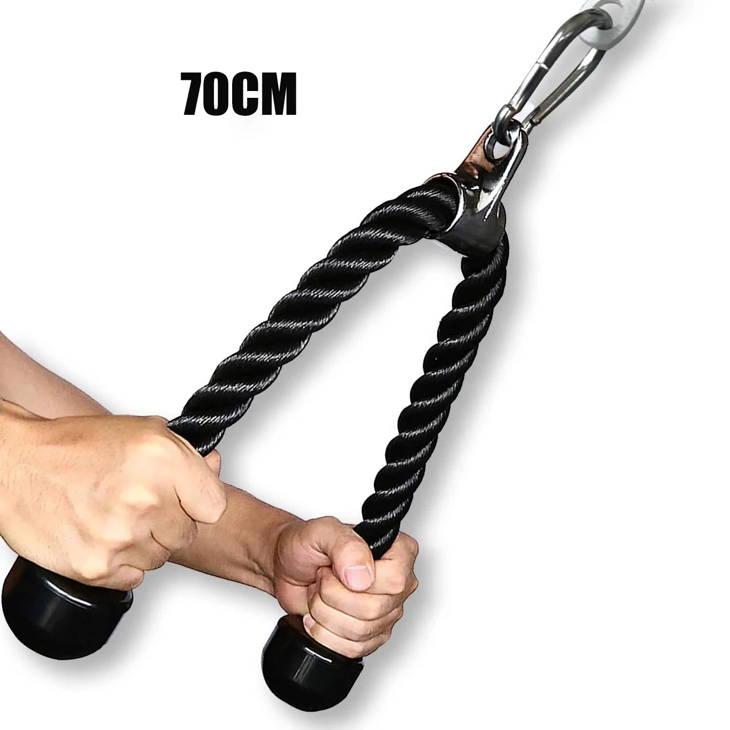 70/90/120/140cm Triceps Pull Down Rope Fitness Home Gym Pulldown Machine Handle Biceps Triceps Back Shoulder Muscle Exerciser