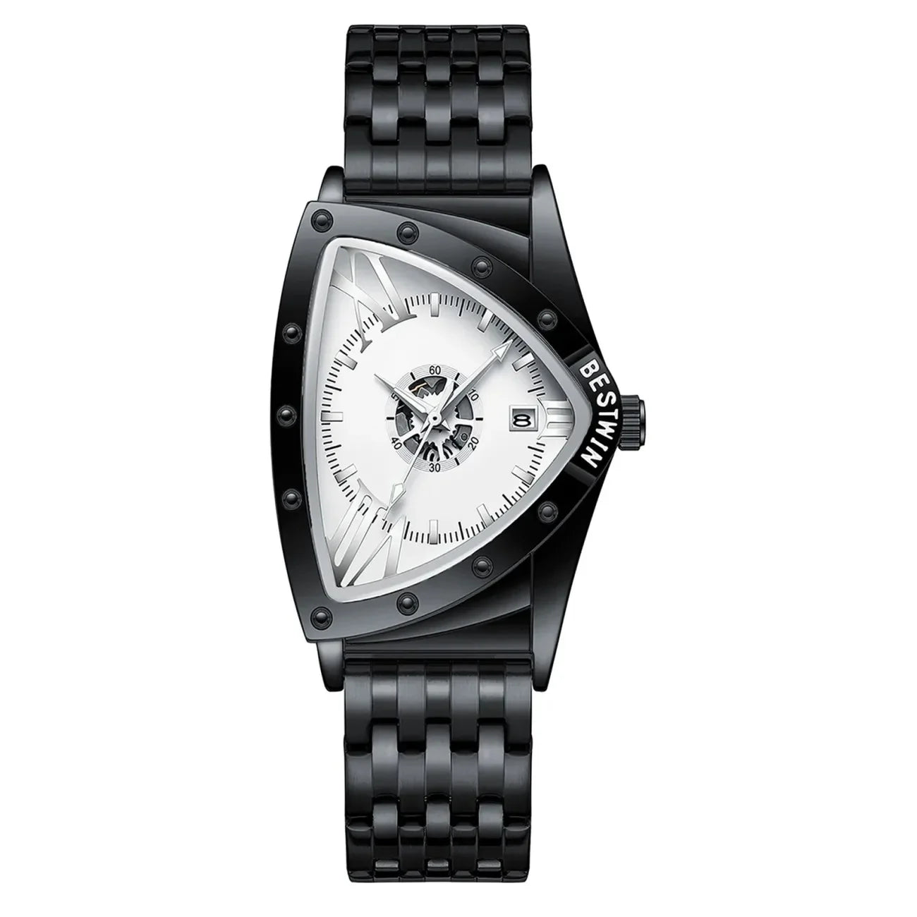 Men Watches Unique Design Top Brand Luxury Men's Wrist Watches Quartz Wristwatch Fashion Male Clock Stainless Steel Band
