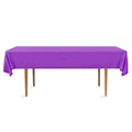 1pcs Disposable Plastic Rectangle Table Cloth Wipe Clean Party Red White Black Tablecloth Covers for Birthday Wedding Christmas