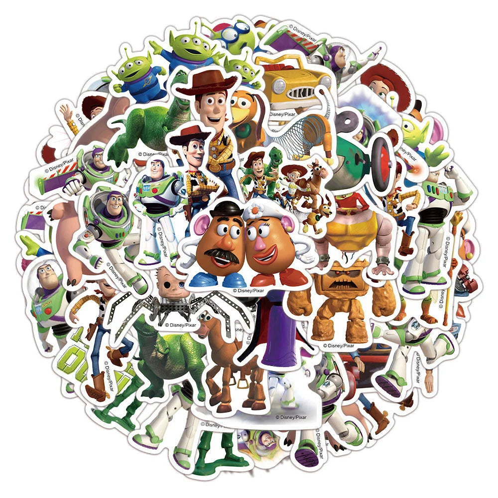 Toy Story Party Decoration Tableware Paper Plates Party Favors Gift Tablecloth BirthdayParty Supplies Toys Stamp Bracelet