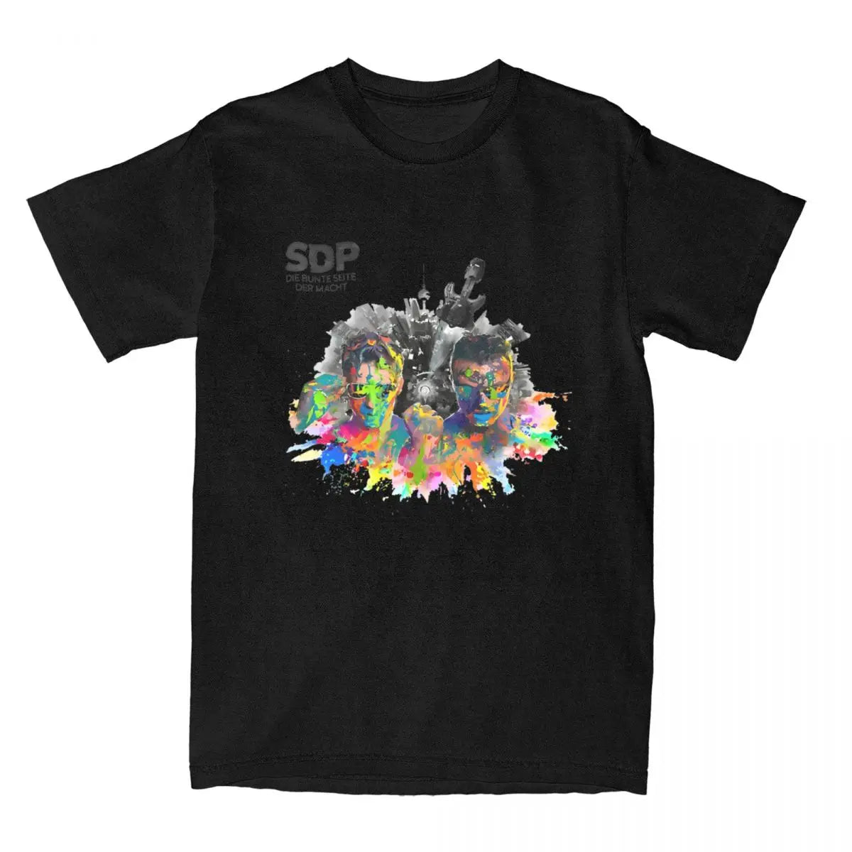 Men Women's T-Shirts Unique Hip-hop SDP Band Pop Song Music Singer T-Shirts Graphic Print Amazing Cotton Tees Short Sleeve Tops