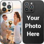 Custom Matte Case For iPhone 17 16 15 14 13 12 11 Pro Max Mini SE XS XR 7 8 Plus DIY Personalized Photo Picture Soft Cover Funda