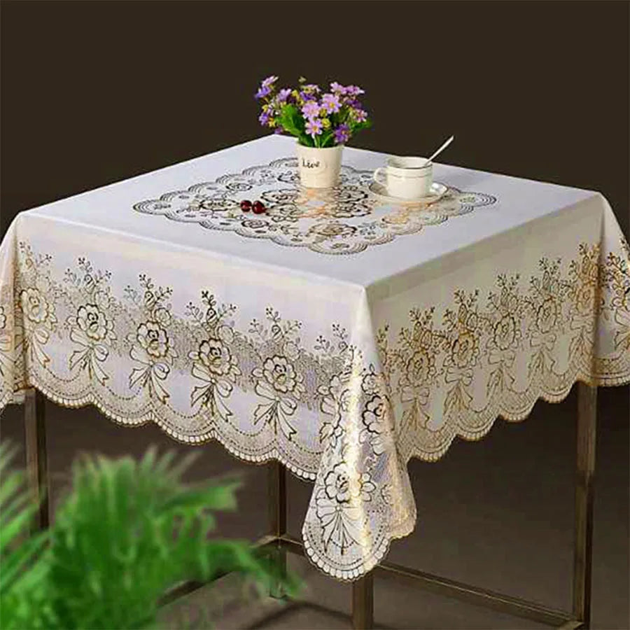 Waterproof and Oil-Proof Table Cover, Home Table Mat, High-End Sense Tablecloth, Wash-Free