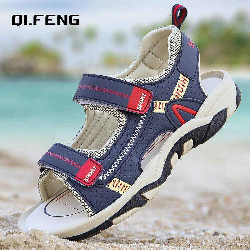 Summer Breathable Sandals Children's Beach Shoes Boys and Girlss Shoes Student Casual Sandals Anti slip Wear Resistant Footwear
