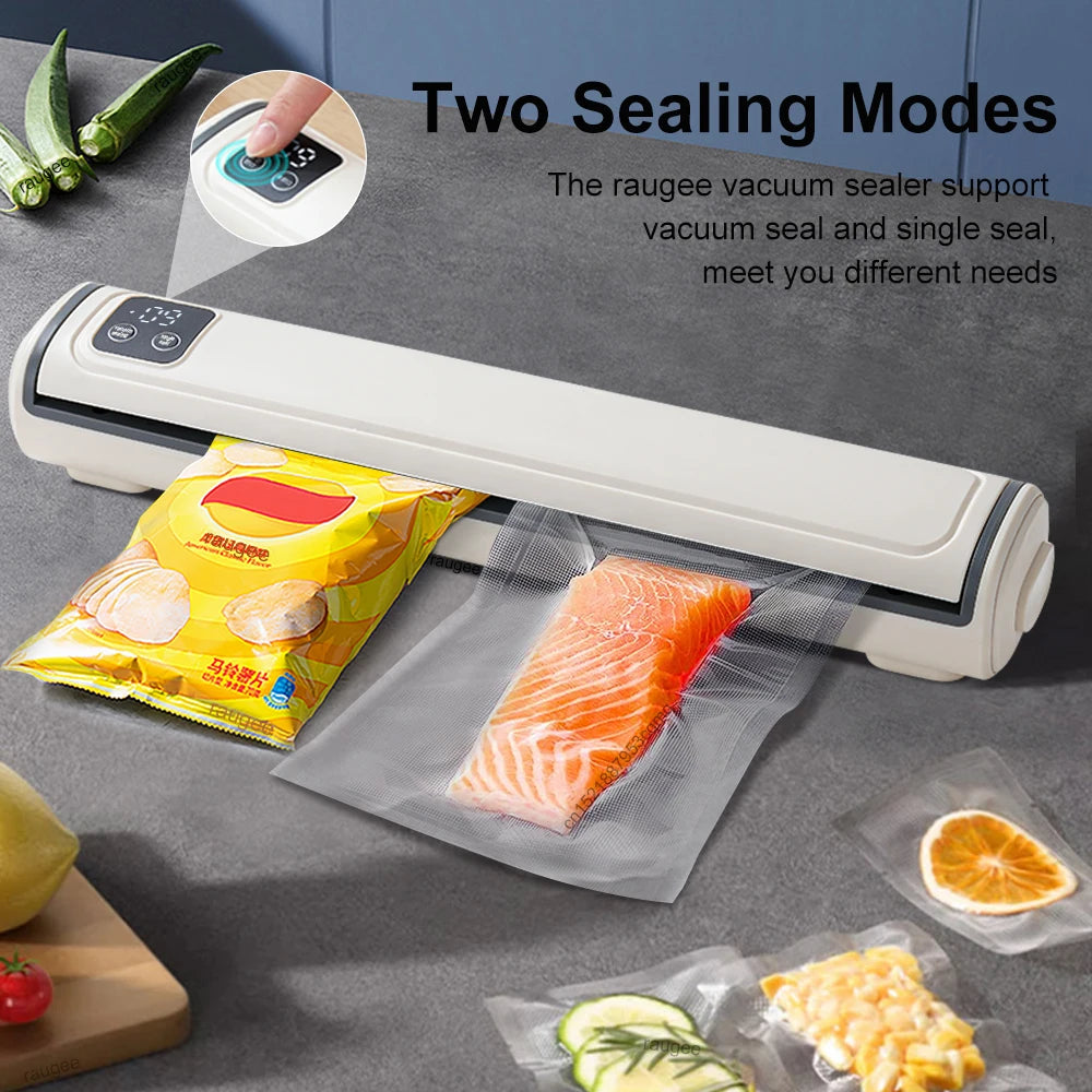 Vacuum Packing Machine for Food Small Automatic Vacuum Sealer Packaging Plastic Bags Sealer Plastic Sealers Food Vacuum Sealing