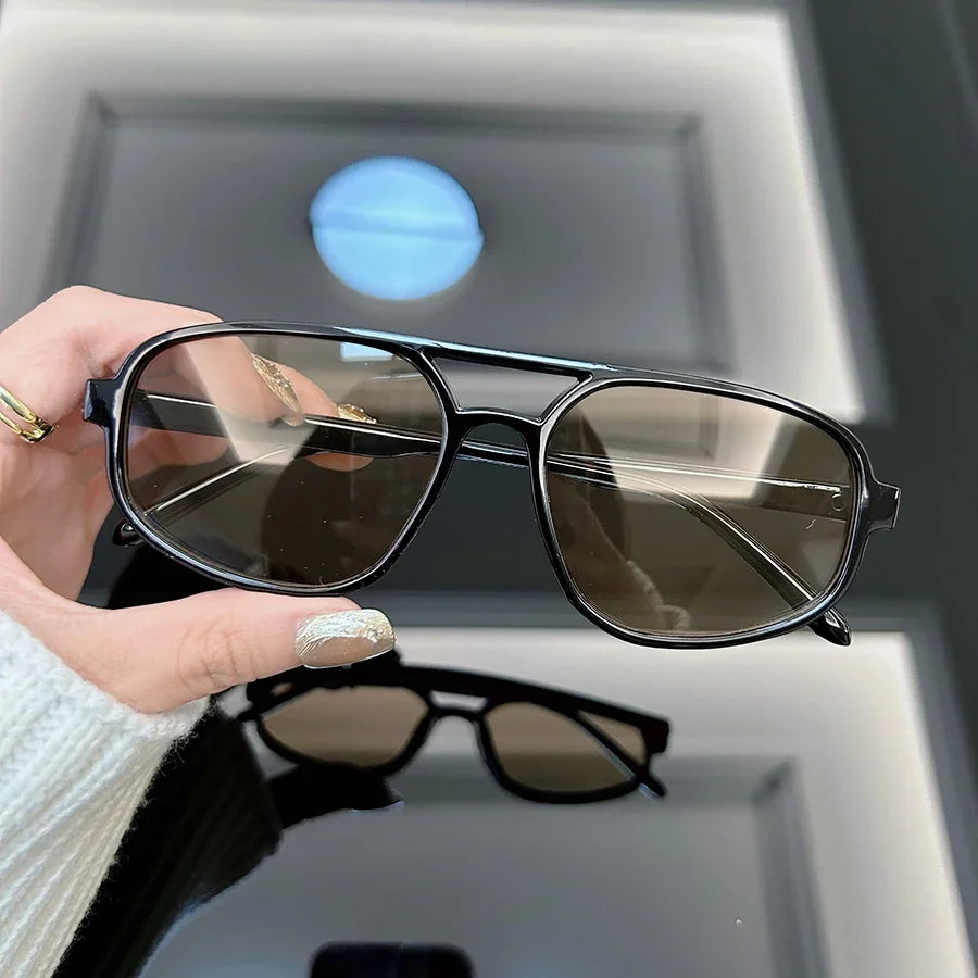 Fashion Square Sunglasses Women Men Brand Designer Vintage Mirror Sun Glasses Female Male Classic Retro Outdoors Gafas De Sol