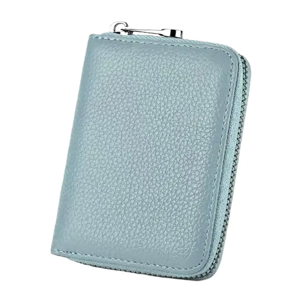 Card Holder PU Credit Card Wallet With Zipper Coin Pocket Slim Credit Card Case Business Bank Credit Card Bag Male Coin Pouch