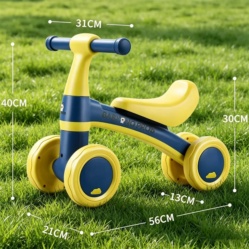 NEW Toddler Walker Anti-rollover Foldable Adjustable Height Toddler Walker Safe Anti-fall Baby Walking Helper Baby Walker Gifts