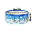 90/120/160cm Foldable Children's Swimming Pool Home Foldable Frame Bathing Pool PVC Waterproof Portable Swim Tool