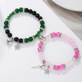 Elphaba Glinda Friendship Matching Bracelets-Crown Witch Hat Matching Bracelets-BFF Couples Accessories Gifts for Dress Decor